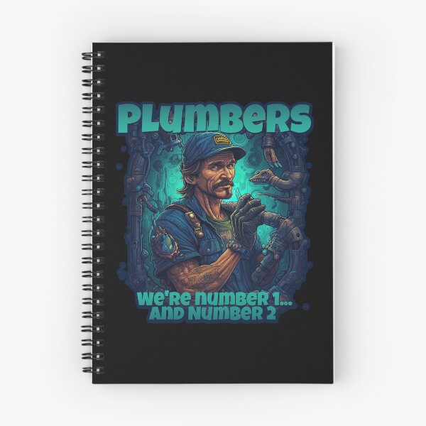 Item preview, Plumbers: We're Number 1... And Number 2 - Funny Plumber Design designed and sold by danielliamgill.