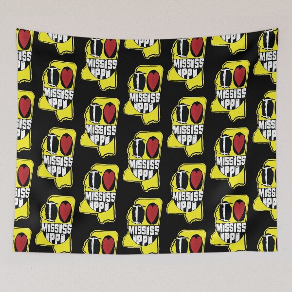 Item preview, I Love Mississippi Smiling Happy Face designed and sold by pelagio.