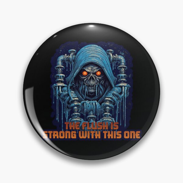 Item preview, The Flush is Strong with This One - Funny Plumber Design designed and sold by danielliamgill.