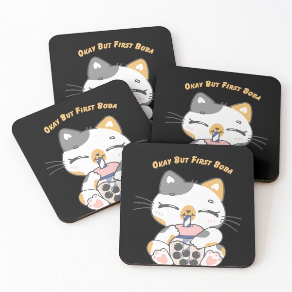 Item preview, Cute kawaii kitty Boba Life designed and sold by Artistusha.