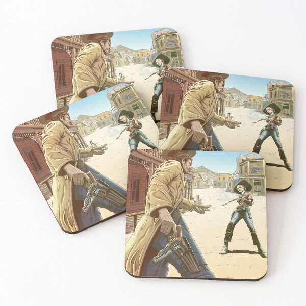 Item preview, Cowgirl Shoot Out designed and sold by maxmarinart.