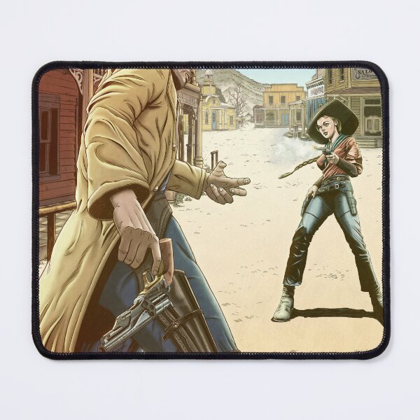 Item preview, Cowgirl Shoot Out designed and sold by maxmarinart.