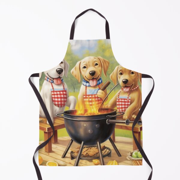 Item preview, Barbecue Chef Puppies and Summer Fun designed and sold by BrandonArtWorld.