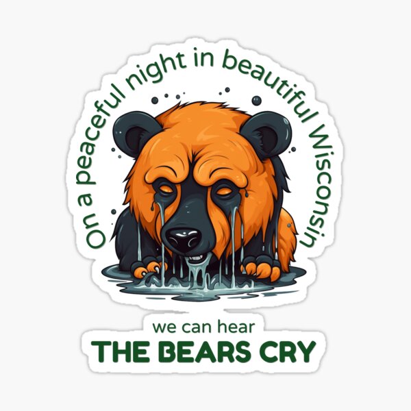 : INKpressionists Green Bay Football Fans - Gotcha!! Cheese Head  Bear Classic T-Shirt : Clothing, Shoes & Jewelry