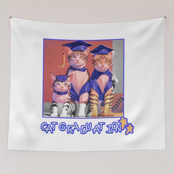 Item preview, Cat Graduation,College Cat,Cat Student designed and sold by Lychee Design.
