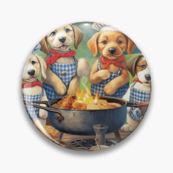 Item preview, Barbecue Chef Puppies and Summer Fun designed and sold by BrandonArtWorld.