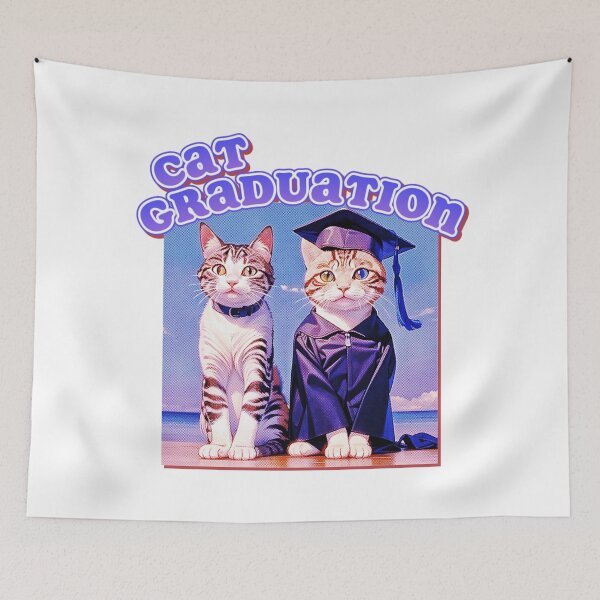 Item preview, Cat Graduation,College Cat,Cat Student designed and sold by Lychee Design.