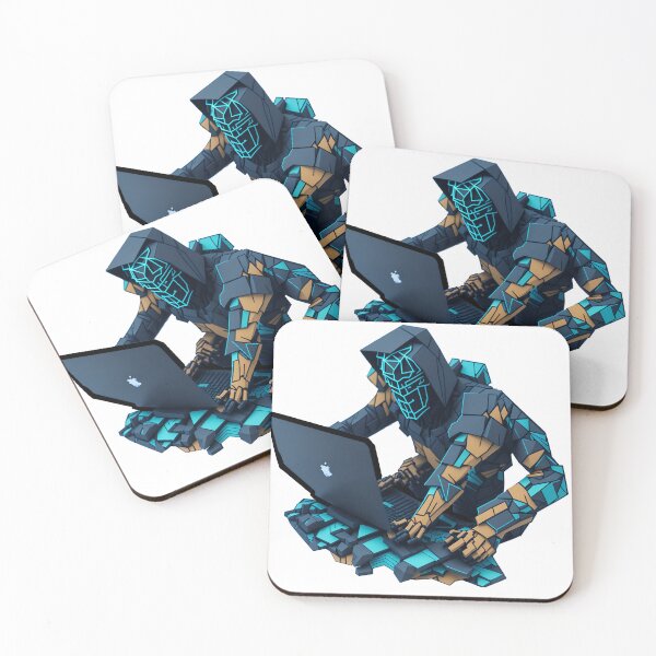 Item preview, 4 armed Low Poly Hacker Man! designed and sold by mukraker.