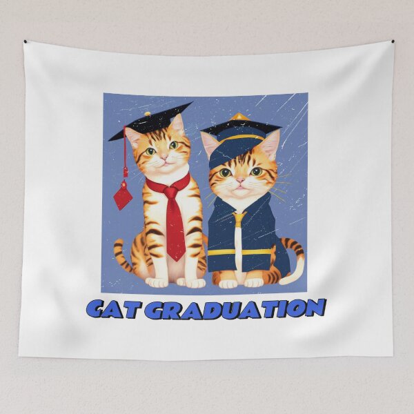 Item preview, Cat Graduation,College Cat,Cat Student designed and sold by Lychee Design.