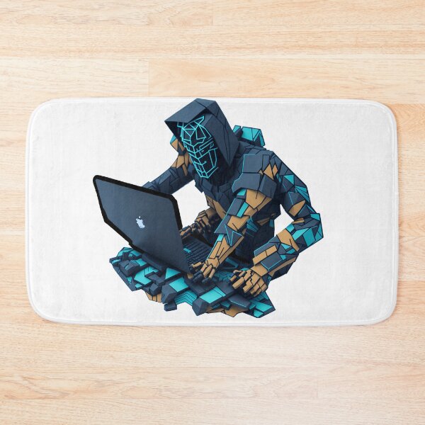 Item preview, 4 armed Low Poly Hacker Man! designed and sold by mukraker.