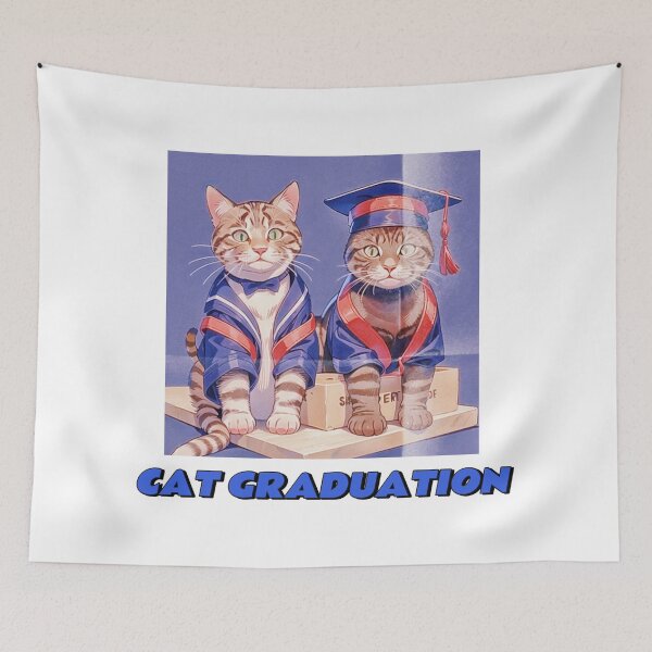 Item preview, Cat Graduation,College Cat,Cat Student designed and sold by Lychee Design.
