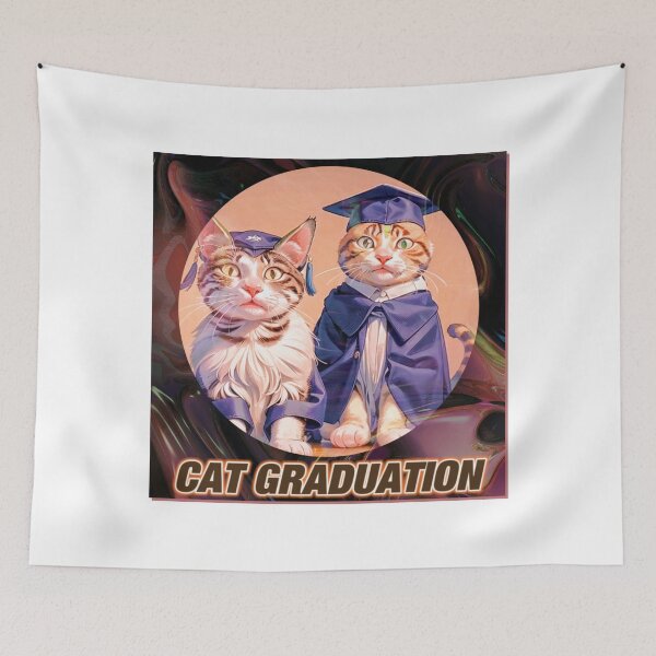 Item preview, Cat Graduation,College Cat,Cat Student designed and sold by Lychee Design.
