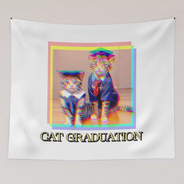 Item preview, Cat Graduation,College Cat,Cat Student designed and sold by Lychee Design.