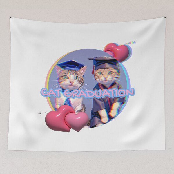 Item preview, Cat Graduation,College Cat,Cat Student designed and sold by Lychee Design.