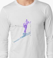 Cross country skiing Long Sleeve T-Shirt