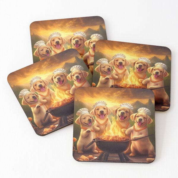 Item preview, Barbecue Chef Puppies and Summer Fun designed and sold by BrandonArtWorld.