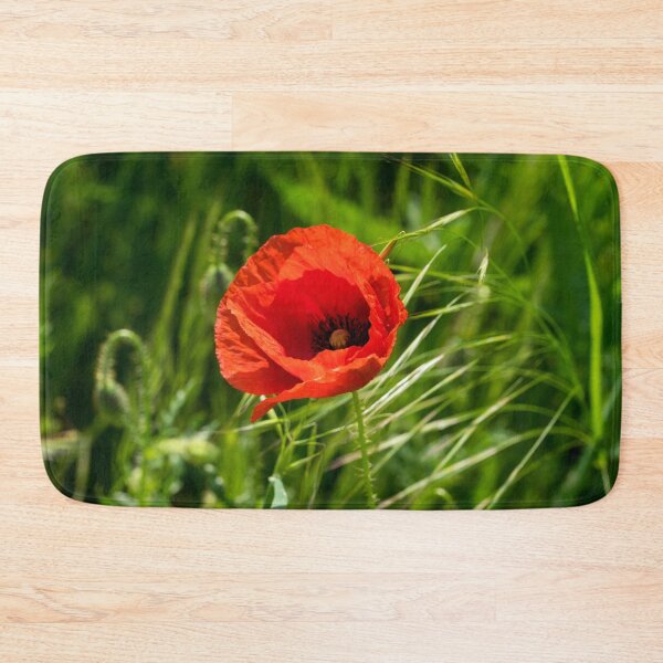 Item preview, Summer is Coming - Single Poppy Flower in the Grass designed and sold by Georgia Mizuleva.