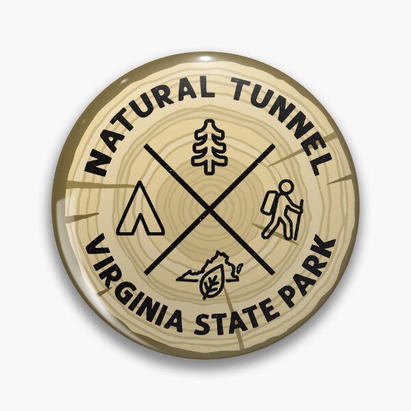 Item preview, Natural Tunnel State Park Virginia Log Slice designed and sold by VanyaKar.