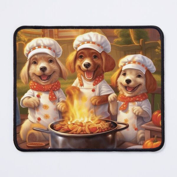 Item preview, Barbecue Chef Puppies and Summer Fun designed and sold by BrandonArtWorld.