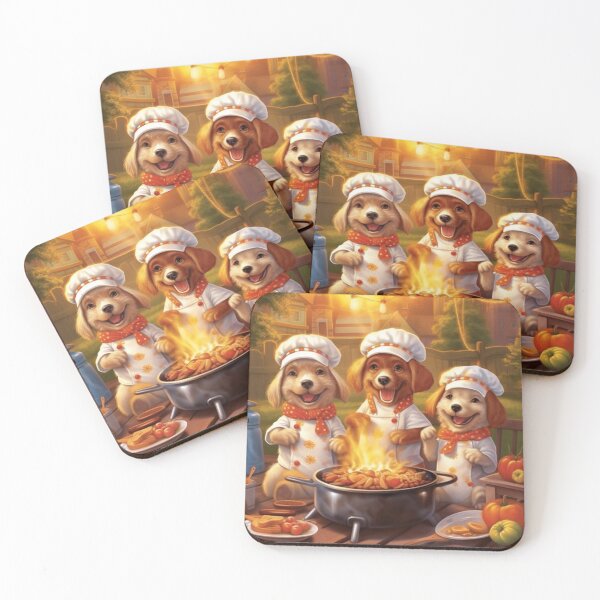Item preview, Barbecue Chef Puppies and Summer Fun designed and sold by BrandonArtWorld.