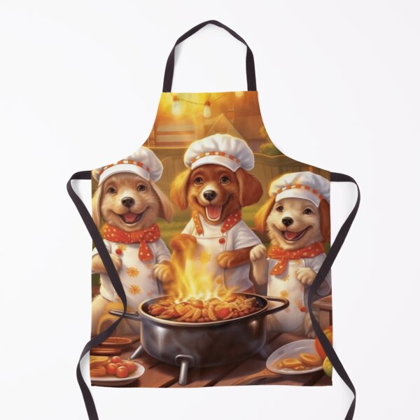 Item preview, Barbecue Chef Puppies and Summer Fun designed and sold by BrandonArtWorld.
