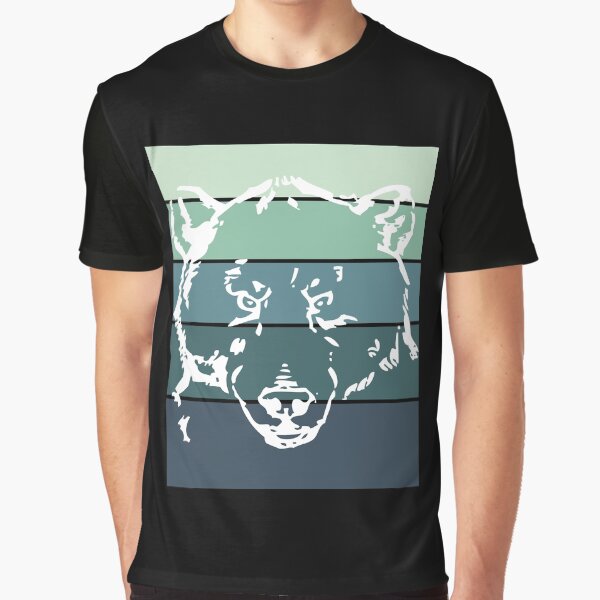 Grizzly Bear (Green) Graphic T-Shirt