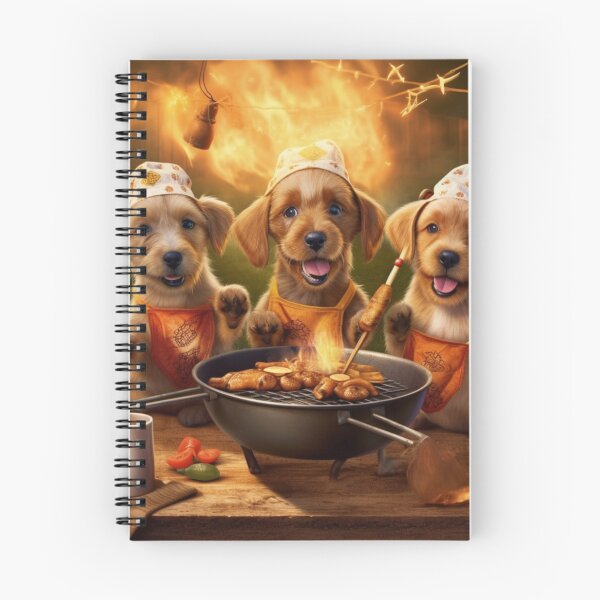 Item preview, Barbecue Chef Puppies and Summer Fun designed and sold by BrandonArtWorld.