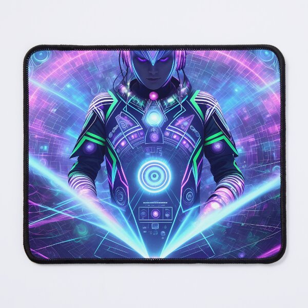Item preview, DJ WITH TECHNOLOGICAL POWER designed and sold by Transelasticart.