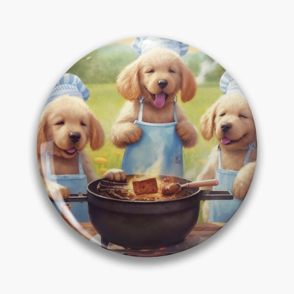 Item preview, Barbecue Chef Puppies and Summer Fun designed and sold by BrandonArtWorld.