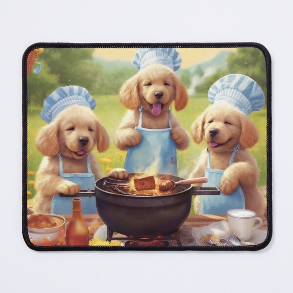 Item preview, Barbecue Chef Puppies and Summer Fun designed and sold by BrandonArtWorld.
