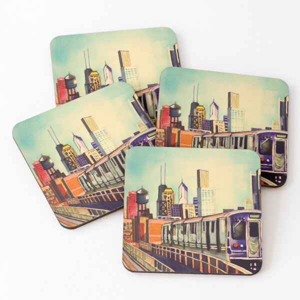 Item preview, L - Green Line - Chicago CTA designed and sold by alchemyopolis.