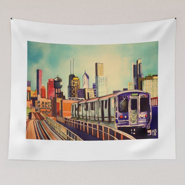 Item preview, L - Green Line - Chicago CTA designed and sold by alchemyopolis.