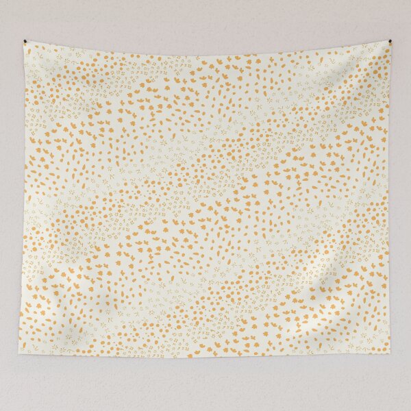 Item preview, Diagonal Flower Scatter | Yellow | 2304JJ.P3 designed and sold by Ingrid Poole.