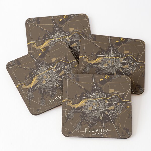 Item preview, Plovdiv City Map of Bulgaria - Pastel designed and sold by deMAP.