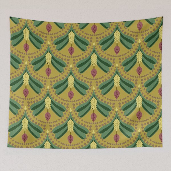 Item preview, Art Deco Banana Fruit and Blossom | 2304JJ.P.B9 designed and sold by Ingrid Poole.