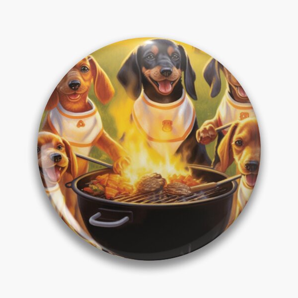 Item preview, Barbecue Chef Puppies and Summer Fun designed and sold by BrandonArtWorld.