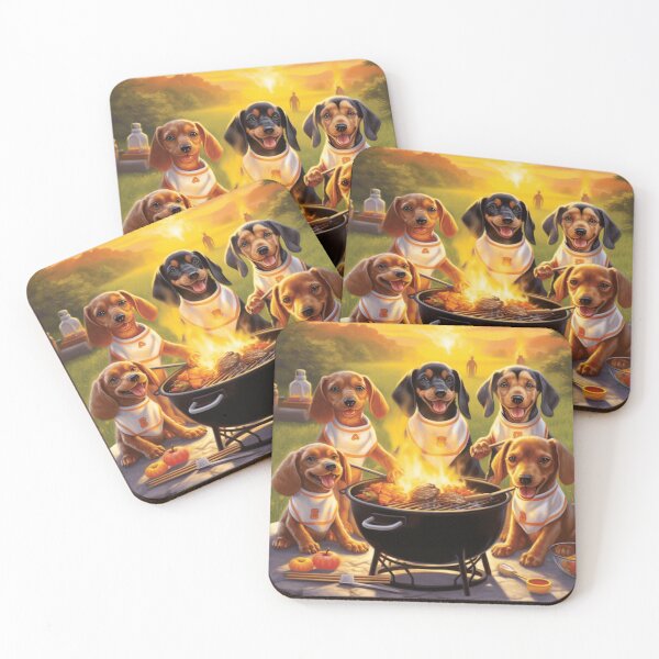 Item preview, Barbecue Chef Puppies and Summer Fun designed and sold by BrandonArtWorld.
