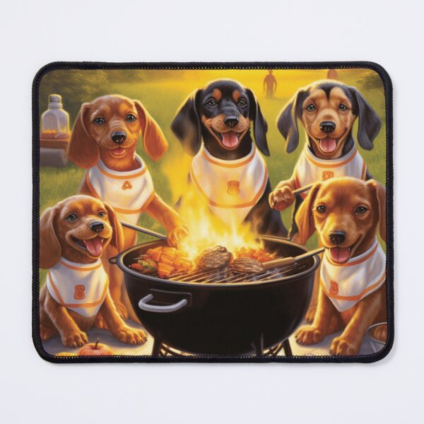 Item preview, Barbecue Chef Puppies and Summer Fun designed and sold by BrandonArtWorld.
