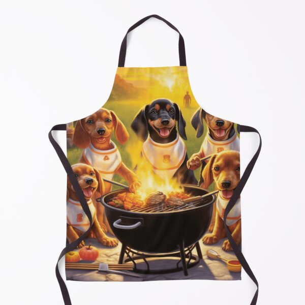Item preview, Barbecue Chef Puppies and Summer Fun designed and sold by BrandonArtWorld.