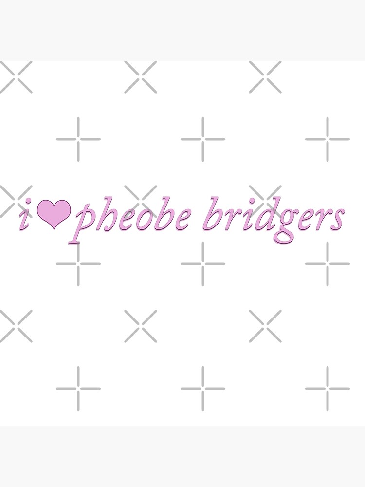 Discover i heart pheobe bridgers coquette cute pink Premium Matte Vertical Poster