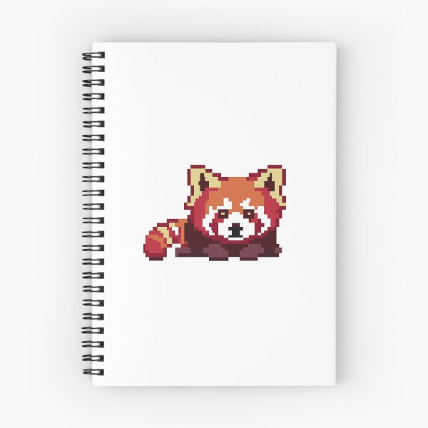 Item preview, A cute red panda in pixel art designed and sold by Vickut.