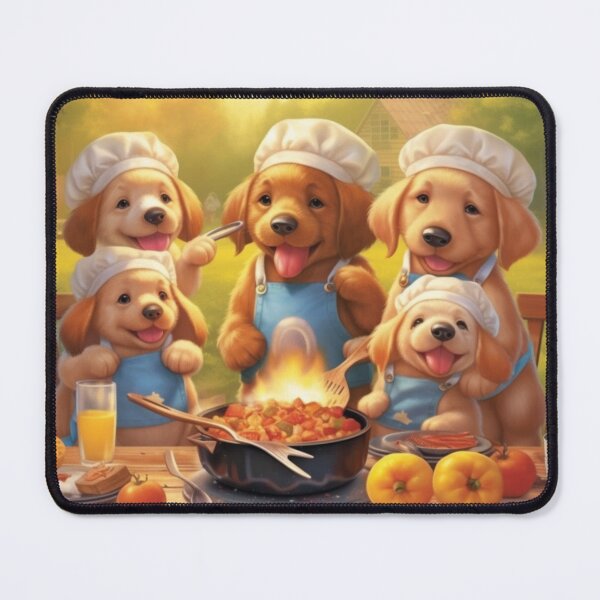 Item preview, Barbecue Chef Puppies and Summer Fun designed and sold by BrandonArtWorld.