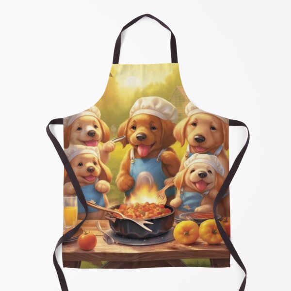 Item preview, Barbecue Chef Puppies and Summer Fun designed and sold by BrandonArtWorld.