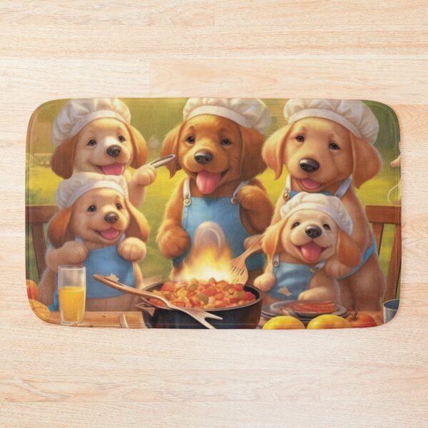 Item preview, Barbecue Chef Puppies and Summer Fun designed and sold by BrandonArtWorld.