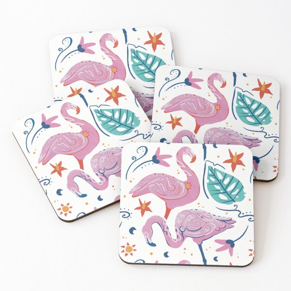 Item preview, Sun and Moon Flamingo Pattern designed and sold by VenusandMoon.