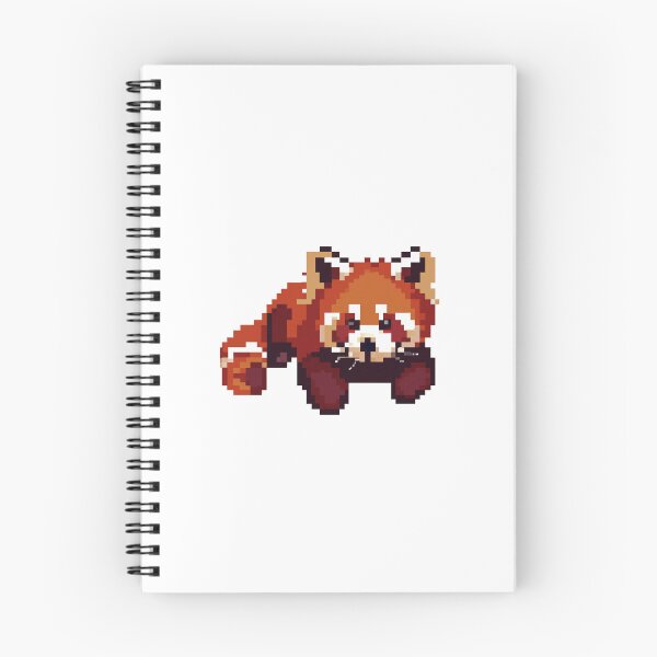 Item preview, A cute red panda in pixel art designed and sold by Vickut.