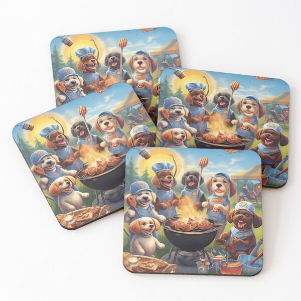 Item preview, Barbecue Chef Puppies and Summer Fun designed and sold by BrandonArtWorld.