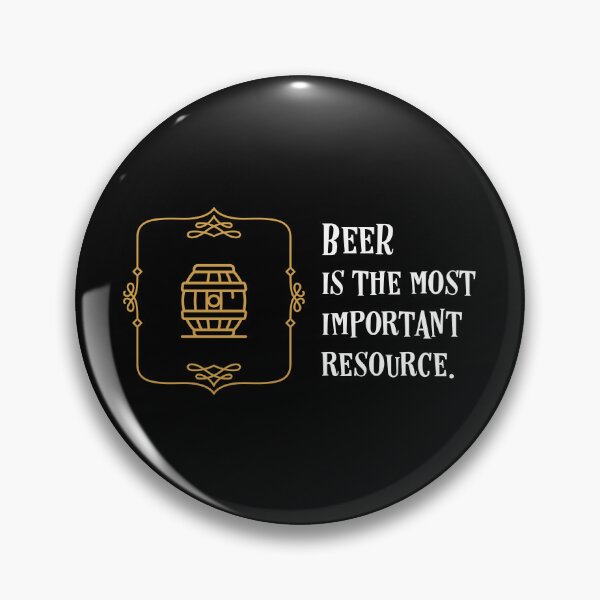 Item preview, Beer Is the Most Important Brass Resource designed and sold by pixeptional.