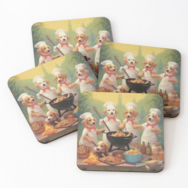 Item preview, Barbecue Chef Puppies and Summer Fun designed and sold by BrandonArtWorld.