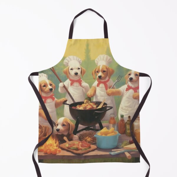 Item preview, Barbecue Chef Puppies and Summer Fun designed and sold by BrandonArtWorld.